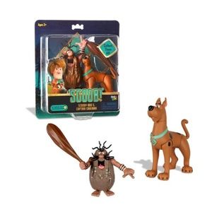 Basic Fun Scoob! 6" Action Figures 2 Pack - Scooby Doo and Captain Caveman